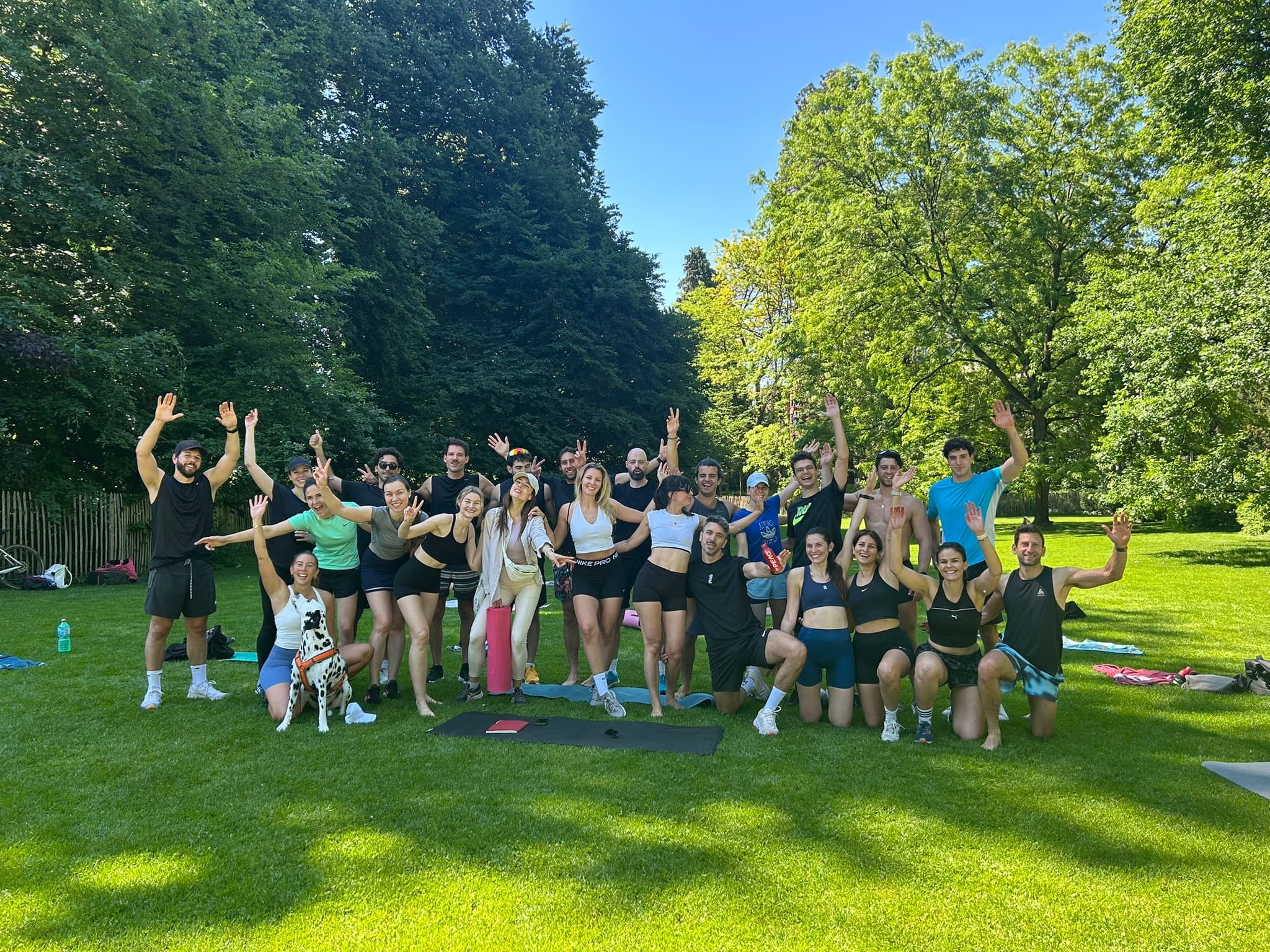 Gremlins group after a social workout
