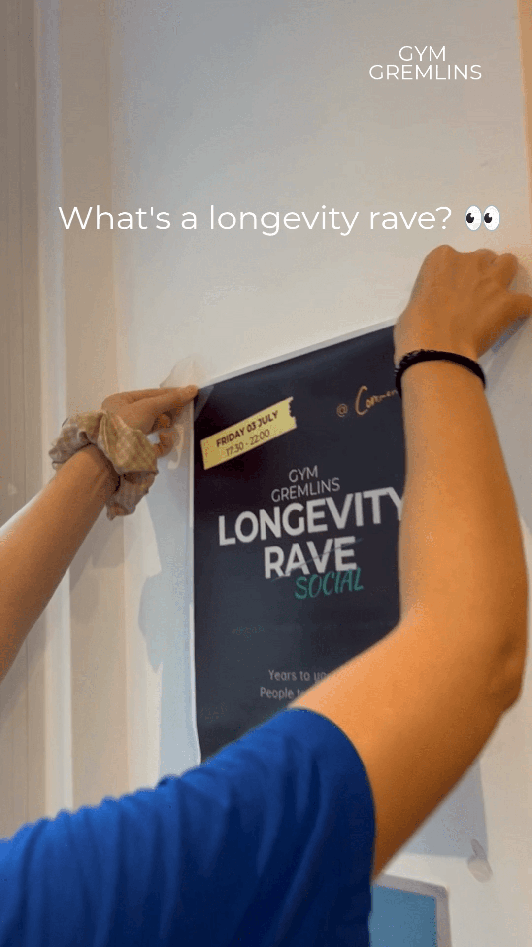 Longevity Rave event poster